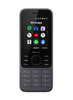 اشتري هاتف 6300 ثنائي الشريحة بذاكرة داخلية سعة 4 جيجابايت يدعم تقنية 4G LTE، لون رمادي في السعودية