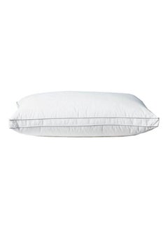 Buy Microfiber Filling Hotel Pillow Cotton White 50x70cm in UAE