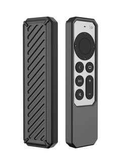Buy Silicone Protective Case For Apple TV Remote Black in UAE