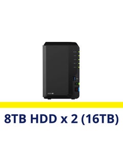 اشتري 2 Bay NAS DiskStation DS220+ 8TB (2 Pre-Installed Hard Drives) أسود في الامارات