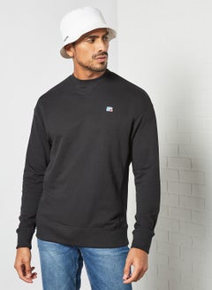 Buy Frank Crew Neck Sweatshirt Black in UAE