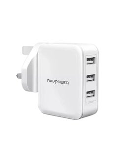 Buy RP-PC020 30W 3-Port Wall Charger (UK)  Offline white in UAE