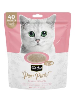 Buy Puree Tuna And Salmon For Pets Multicolour 600grams in UAE