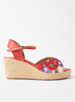 Buy Patricia Stylish Wedge Espadrille Sandal Multicolour in Saudi Arabia