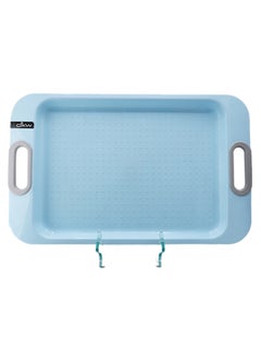 Buy Fusion Tray Blue/Grey 46x29x3cm in UAE