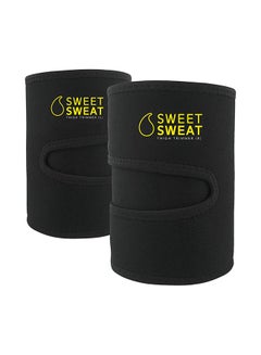 Buy Sweet Sweat Thigh Trimmer for Women and Men Black /yellow Medium Medium in Saudi Arabia