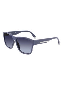 Buy Men's Full Rim Injected Modified Rectangle  Jeans Sunglasses  CKJ21630S-400-5715 in UAE