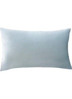 Buy Simple Velvet Decorative Pillow Blue in Saudi Arabia