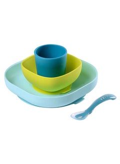 Buy 4-Piece Silicone Meal Set in UAE