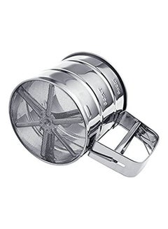 Buy Stainless Steel Flour Sifter Silver in Saudi Arabia