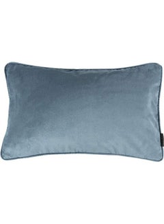 Buy Velvet Decorative Filled Cushion Blue in Saudi Arabia