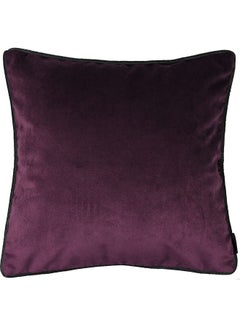 Buy Soft And Comfortable Velvet Decorative Cushion Purple in Saudi Arabia