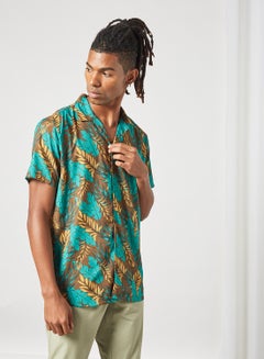 Buy Tropical Print Shirt Multicolour in Saudi Arabia