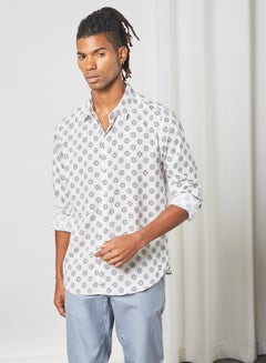 Buy Long Sleeve Shirt White in Saudi Arabia