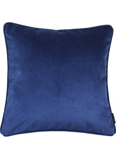 Buy Velvet Decorative Filled Cushion Blue in Saudi Arabia