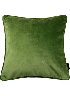 Buy Velvet Decorative Cushion Green in Saudi Arabia