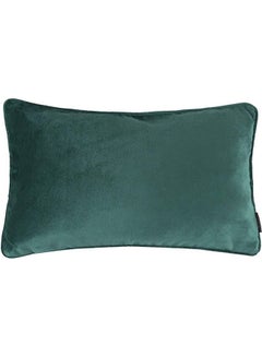 Buy Solid Velvet Decorative Cushion Green in Saudi Arabia