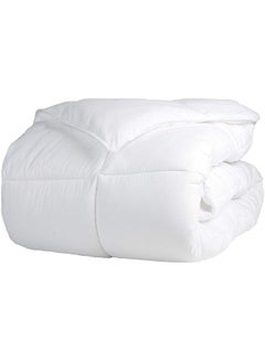 Buy Double Size  100% Cotton 233TC  Down Proof Duvet Cotton Blend White 225x235cm in UAE