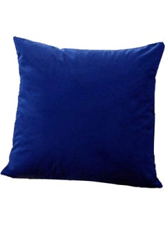 Buy Velvet Decorative Filled Cushion Blue in Saudi Arabia