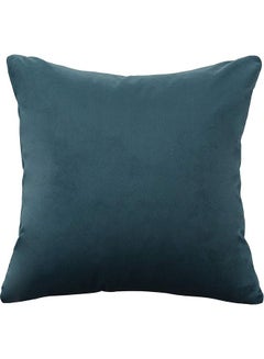 Buy 1-Piece Velvet Decorative Filled Cushion Blue in Saudi Arabia