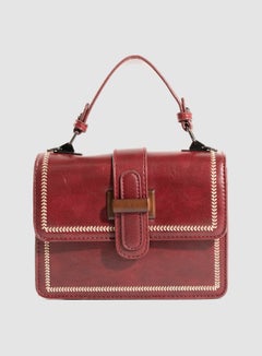 Buy Casual Satchel Style Crossbody Bag WINE in Saudi Arabia