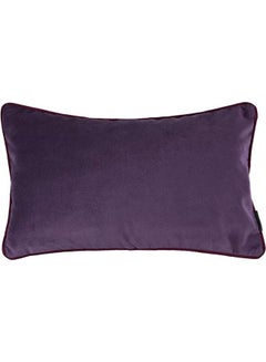 Buy Velvet Decorative Filled Cushion Purple in Saudi Arabia