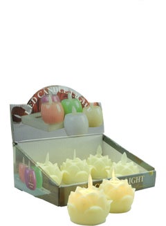 Buy 6-Piece Battery Included LED Candle Set Yellow 6.5x6x6cm in UAE