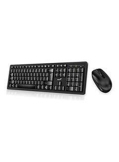 Buy Smart Wireless Keyboard and Mouse Set Black in Saudi Arabia