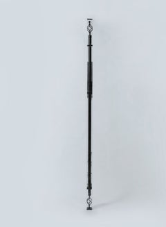 Buy Emily Adjustable Curtain Rod Black 120-210cm in UAE