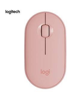 Buy Pebble 2.4GHz Wireless BT Dual-mode Mouse Pink in Saudi Arabia