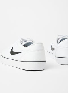 nike white fabric trainers