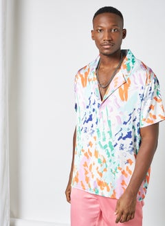 Buy Abstract Print Shirt Multicolour in Saudi Arabia