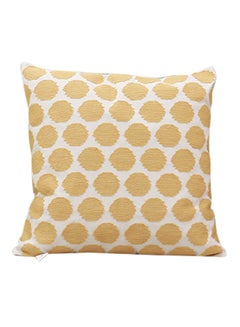 Buy Decorative Cushion - , Size 45X45 Cm Yellow - Bedroom Or Living Room Decoration Yellow in UAE