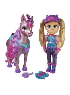 barbie with light up horse