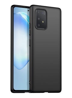 Buy Ultra Thin Antifingerprint-Scratch Resistant Cover For Samsung Galaxy S10 Lite Black in UAE