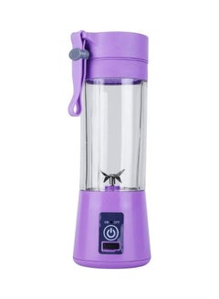 Buy USB Rechargeable Electric Juicer Mixer Purple in Egypt