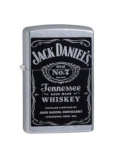 Buy Jack Daniel's Vintage Chrome Windproof Lighter 2.25inch in UAE