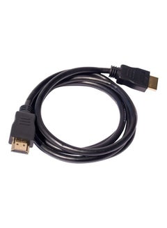 اشتري كابل عالي السرعة من HDMI إلى HDMI بطول 1 متر 1متر لون أسود في السعودية