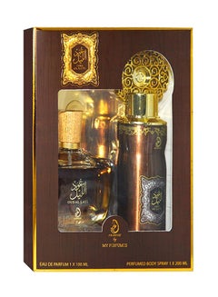 Buy Oud Al Layl Gift Set (1 x EDP 100ml, 1 x Perfumed Body Spray 200ml) in Saudi Arabia
