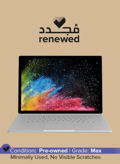 Buy Renewed - Surface Book 2 (2017) Laptop With 15-Inch Touchscreen Display, Intel Core i7 Processor/8th Gen/16GB RAM/256GB SSD/6GB Nvidia Geforce Gtx 1050 Graphics Silver in UAE