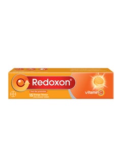 Buy Redoxon Vitamin C Orange Effervescent 15 Tablets in Saudi Arabia