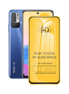 Buy Protective Tempered Glass For Xiaomi Redmi Note 10 5G Clear in Saudi Arabia