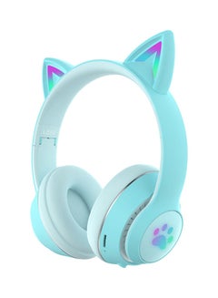 Buy Cat Ear Headphones Blue in Saudi Arabia