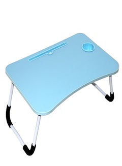 Buy Multipurpose Laptop And Tablet Table Blue 60 x 40centimeter in Saudi Arabia