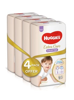 Buy Extra Care Baby Pants Diapers, Size 3, 6 - 11 Kg, 176 Count (44 x 4) - Cloud Soft Comfort in UAE