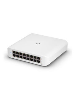 Buy UniFi Switch Lite 16 PoE | 16-Port Gigabit Switch with 8 PoE+ 802.3at Ports (USW-Lite-16-PoE) White in UAE