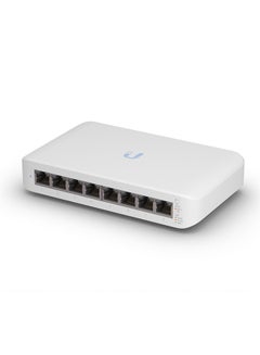 Buy USW-Lite-8-POE Layer 2, PoE Switch with (8) GbE RJ45 Ports, including (4) 802.3at PoE+ ports White in UAE