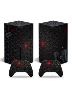 Buy Console and Controller Decal Sticker Set For Xbox Series X Red Black in Egypt