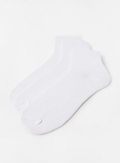 Buy 3 Pack Of Ankle Socks QUWA8Daisy White in Saudi Arabia