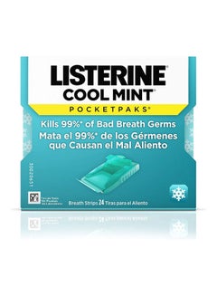 Buy Cool Mint Pocketpaks Breath Strips White One Size in Egypt
